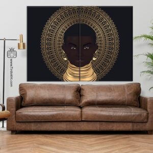 painting of mandala girl