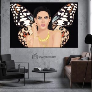 painting of butterfly girl